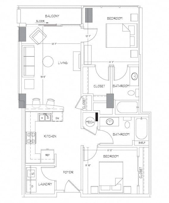 B1 Floorplan Image